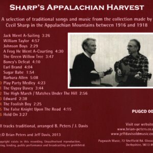 Brian Peters & Jeff Davies – Sharp’s Appalachian Harvest