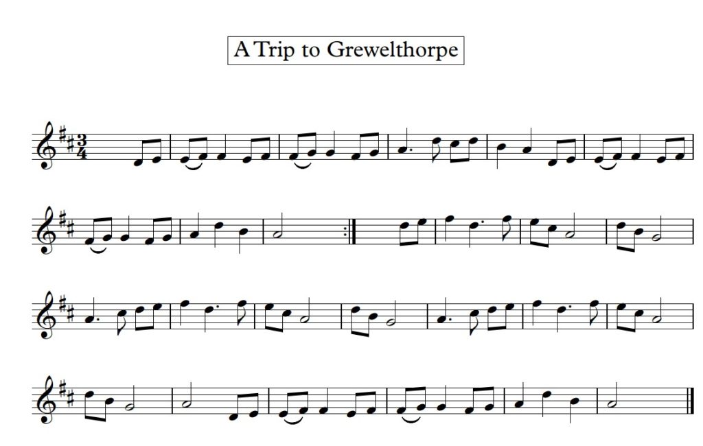 Thursday 26th March: A Trip to Grewelthorpe (Nick Barber)
